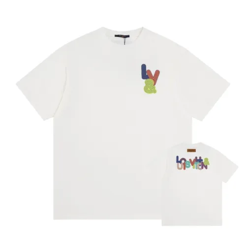 Louis Vuitton Luxury Brand Men Womens Short Sleeve T-Shirt   