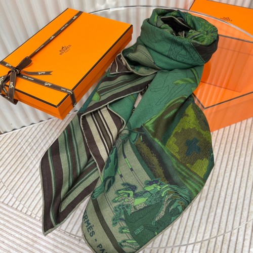 Hermes Scarves Womens Fashion Scarf Shawl 222