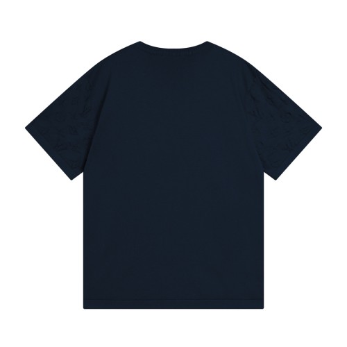 Louis Vuitton Luxury Brand Men Womens Short Sleeve T-Shirt Short-Sleeved Signature Crewneck   