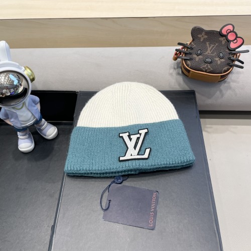Louis Vuitton Womens Mens Cap Knit Hat Luxury Brand with Original Box  