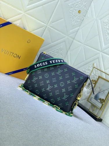 Louis Vuitton Womens Bags Messenger Shoulder Bags Luxury Brand COUSSIN MM M20771 with Original Box Monogram Canvas