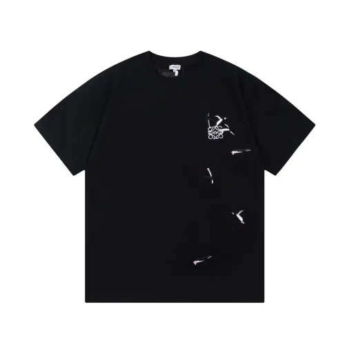 Loewe Luxury Brand Men Womens Short Sleeve T-Shirt   
