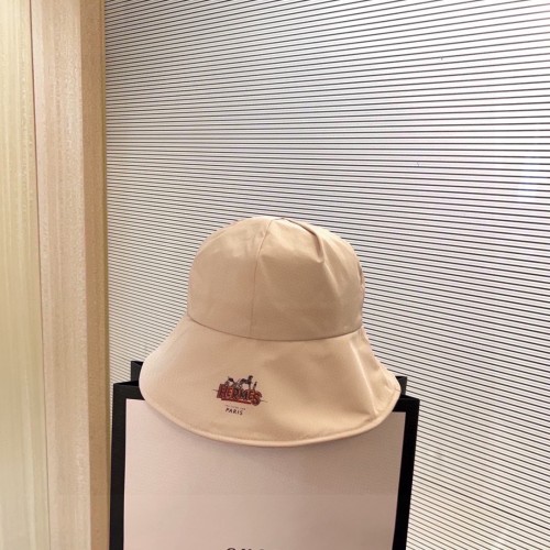 Hermes Womens Hats Luxury Brand Design Hermes Bucket Hat Straw Hat with Original Box  