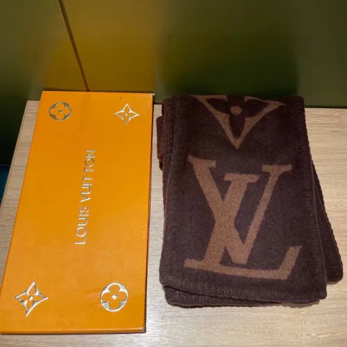 Louis Vuitton Scarves Men Womens Fashion Scarf with Original Box   