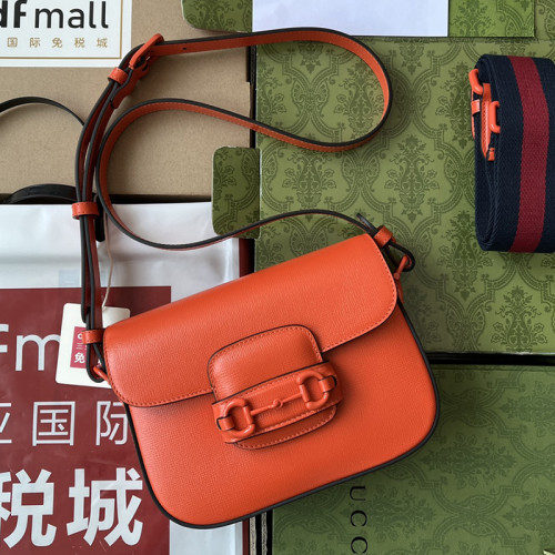 Gucci Womens Bags Shoulder Messenger Bag Luxury Brand Gucci Gucci Horsebit 1955 small shoulder bag in leather with Original Box 726226 AABE1 3152