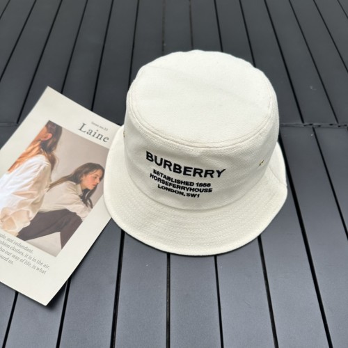 Burberry Womens Mens Cap Bucket Hat Luxury Brand with Original Box  