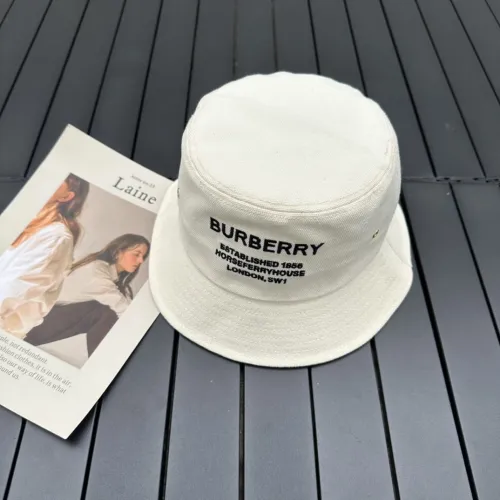 Burberry Womens Mens Cap Bucket Hat Luxury Brand with Original Box  