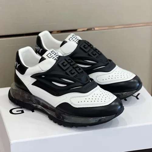Givenchy Men Shoes Fashion Type Luxury Brand GIVENCHY SNEAKERS IN LEATHER WITH LATEX BAND with Original Box
