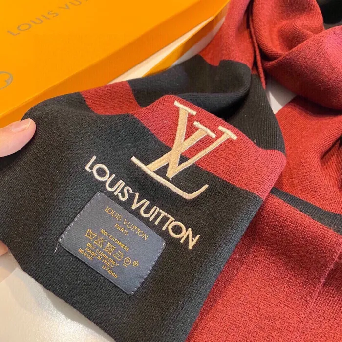 Louis Vuitton Scarves Men Womens Fashion Scarf with Original Box   