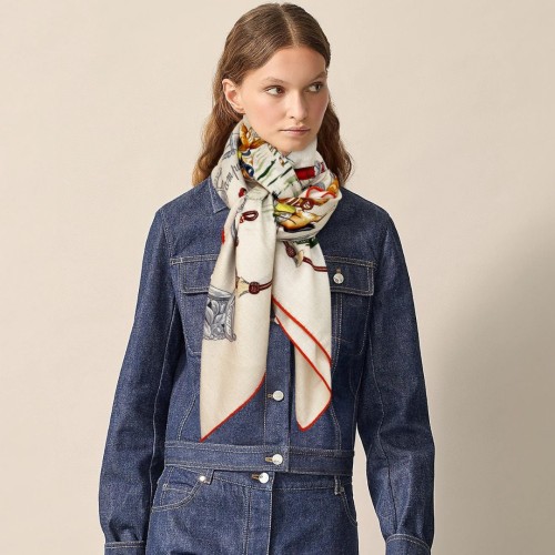 Hermes Scarves Womens Fashion Scarf Shawl 244