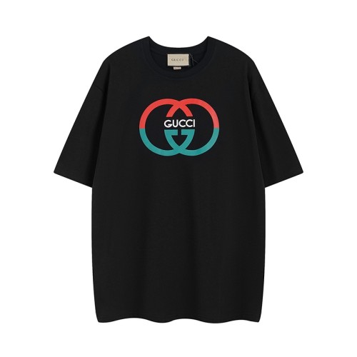 Gucci Luxury Brand Women Mens Short Sleeve T-Shirt COTTON JERSEY PRINTED T-SHIRT 771758 XJF68 2293   