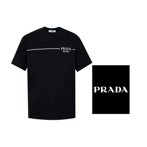 Prada Luxury Brand Men Womens Short Sleeve T-Shirt   