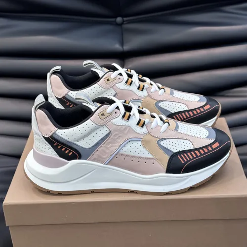Burberry Men Shoes Fashion Sneakers Luxury Brand Vintage Cotton Sneaker with Original Box Whatsapp 