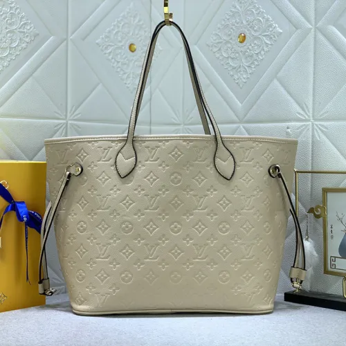 Louis Vuitton Womens Bags Handbags Luxury Brand Fashion Type NEVERFULL MM M21352 Silver Coated canvas