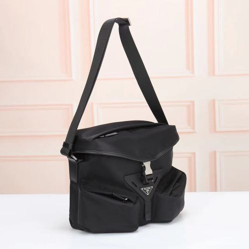 Prada Womens Shoulder Bags Luxury Brand with Re-Nylon shoulder bag Original Box  