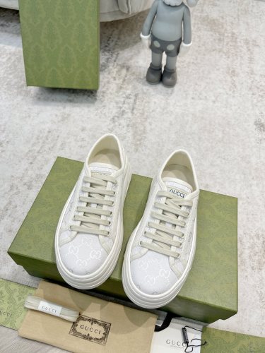 Gucci Womens Shoes Sneakers Luxury Brand Women's GG sneaker in Original GG with Original Box  