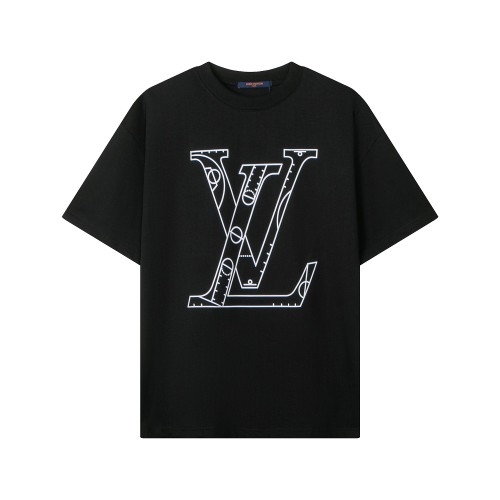 Louis Vuitton Luxury Brand Men Womens Short Sleeve T-Shirt   