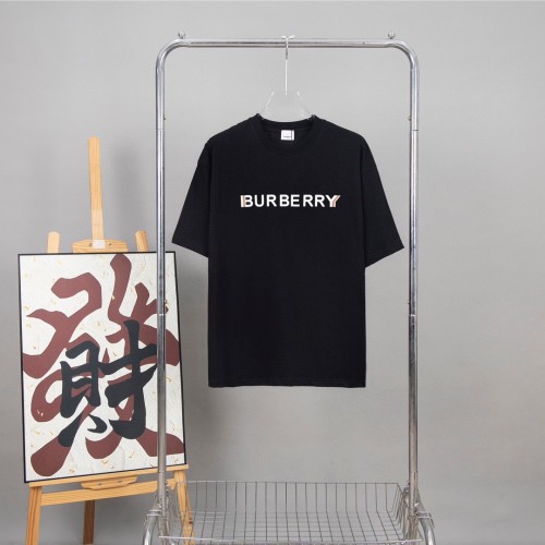 Burberry Luxury Brand Women Mens Short Sleeve T-Shirt Logo Cotton T-shirt 80553071   