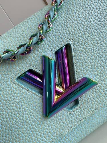 Louis Vuitton Womens Bags Shoulder Messenger Bags Luxury Brand TWIST MM M20834 with Original Box