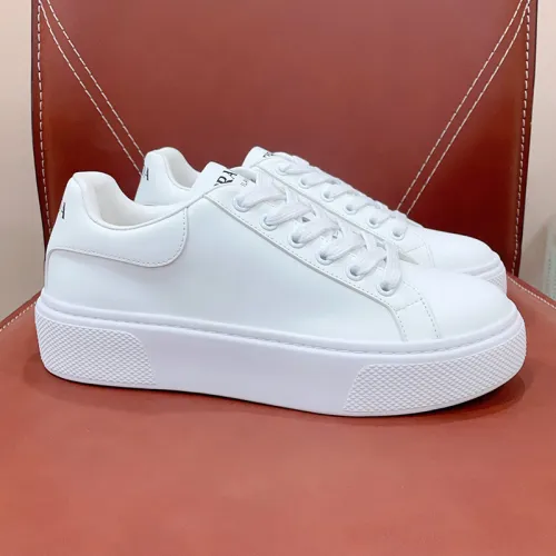 Prada Womens Shoes Sneakers Casual Luxury Brand Breathable Sneakers with Original Box Downtown leather sneakers 2EE364_3LKG_F098Z with Original Box Whatsapp 