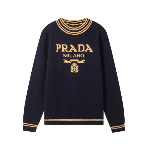 Prada Men Womens Sweater Luxury Brand Womens Knitwear Top Quality   
