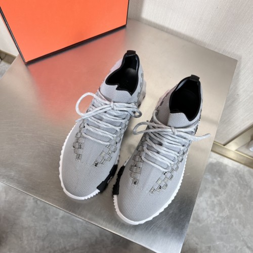 Hermes Mens Casual Shoes Fashion Sneakers Luxury Brand with Original Box