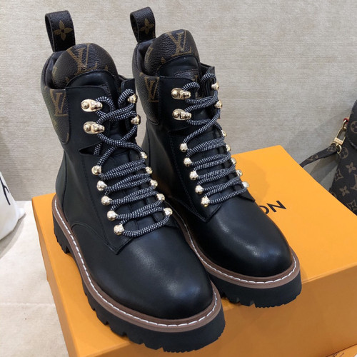 Louis Vuitton Women Shoes Boots Luxury Brand TERRITORY FLAT RANGER with Original Box 1A9HAI