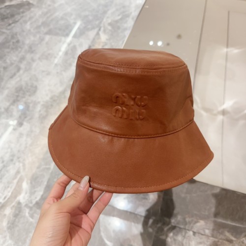 Miumiu Womens Cap Bucket Hat Luxury Brand with Original Box  