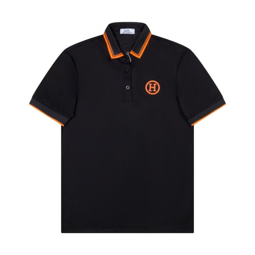 Hermes Luxury Brand Mens Short Sleeve T-Shirt Polo Shirt   