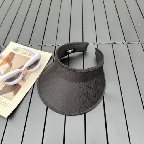 Fendi Womens Visor Hat Luxury Brand Design Fendi Cap with Original Box  