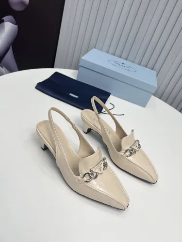 Prada Womens Shoes Sandals Casual Luxury Brand Pumps 4.5cm Heel with Original Box Whatsapp 
