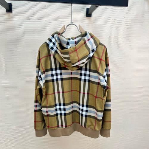 Burberry Womens Mens Sweatshirt Luxury Brand Mens Zip Hoodie   