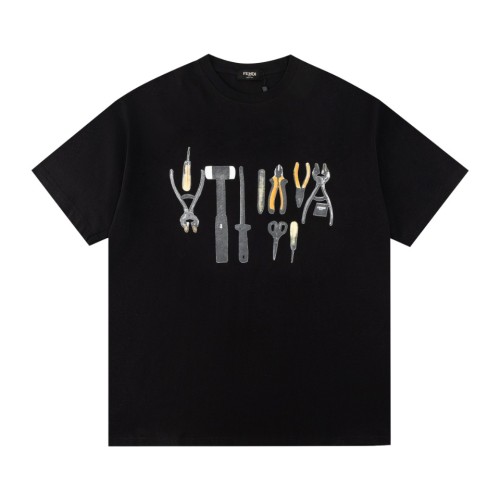 Fendi Luxury Brand Women Mens Short Sleeve T-Shirt   