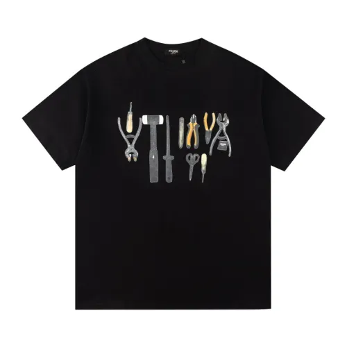 Fendi Luxury Brand Women Mens Short Sleeve T-Shirt   