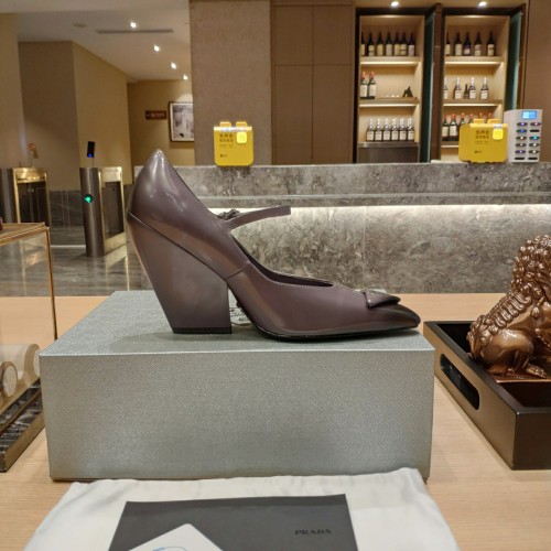 Prada Womens Shoes Sandals Casual Luxury Brand Pumps 8cm Heel with Original Box Whatsapp 