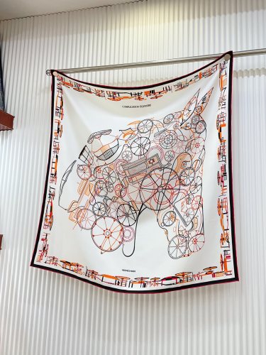 Hermes Scarves Womens Fashion Scarf Shawl 008