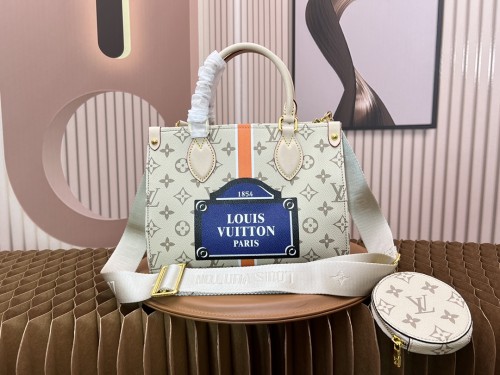 Louis Vuitton Womens Bags Handbags Luxury Brand LV ONTHEGO PM M58956 Handbags for Women with Original Box  