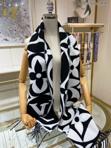 Louis Vuitton Scarves Men Womens Fashion Scarf with Original Box   