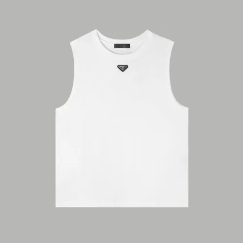 Prada Luxury Brand Men Womens Tank Top T-Shirt   