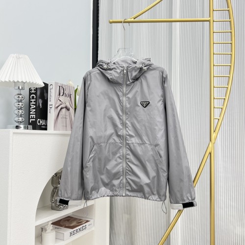 Prada Men Womens Coat Hoodie Jacket Luxury Brand Womens Jackets Top Quality   