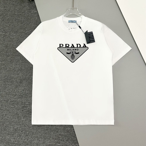 Prada Luxury Brand Women Mens Short Sleeve T-Shirt   