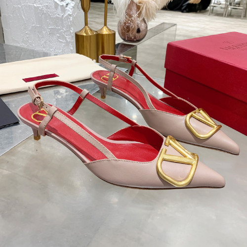 Valentino Garavani Women Fashion Shoes Pumps Luxury Brand Vlogo Signature Calfskin with Original Box 4cm Heel