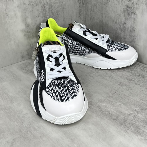 Fendi Mens Shoes Fashion Sneakers Luxury Brand Casual Fendi Flow Low-Top Sneakers Shoes for Men with Original Box Whatsapp 
