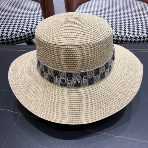 Loewe Womens Bucket Hat Straw Hat Luxury Brand Design Loewe Hats with Original Box  