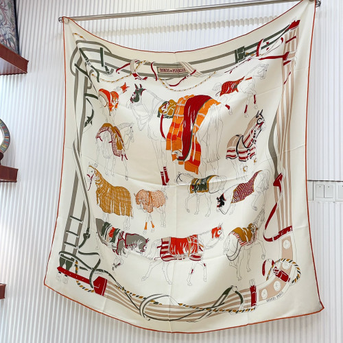 Hermes Scarves Womens Fashion Scarf Shawl 090