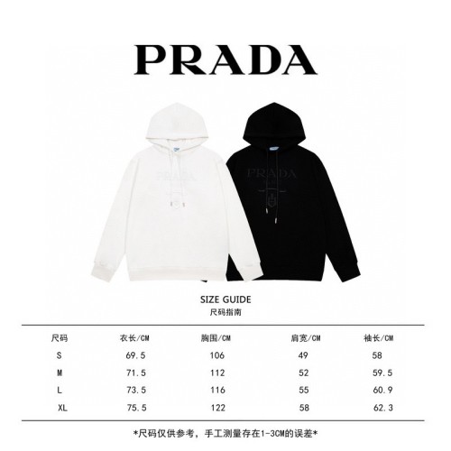 Prada Women Mens Long Sleeve T Shirts Sweatshirt Hoodies Luxury Brand Mens Sweatshirt