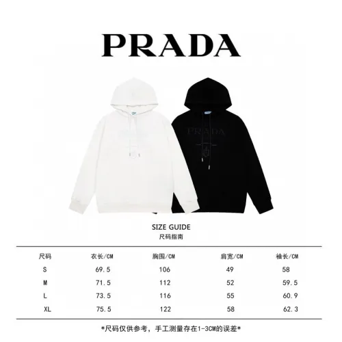 Prada Women Mens Long Sleeve T Shirts Sweatshirt Hoodies Luxury Brand Mens Sweatshirt