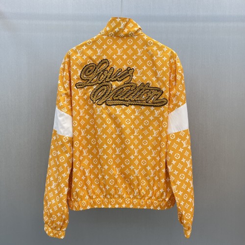 Louis Vuitton Men Womens Jackets Luxury Brand Mens Jackets Monogram Printed Technical Track Top 1AFWJP Top Quality   