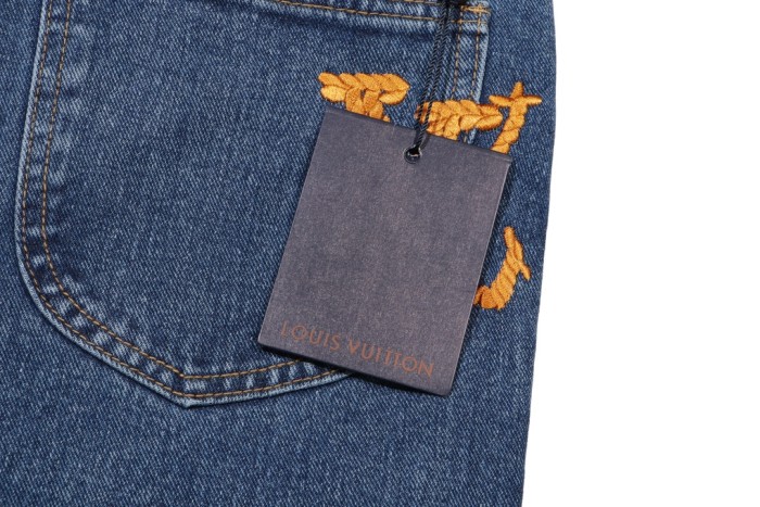 Louis Vuitton Luxury Brand Women Mens Pant Jeans   H541