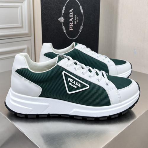 Prada Mens Shoes Casual Luxury Brand Breathable Sneakers with Original Box